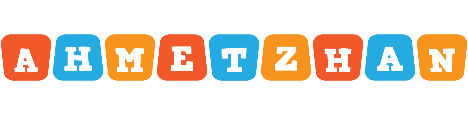 Ahmetzhan comics logo