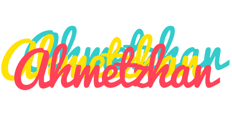 Ahmetzhan disco logo