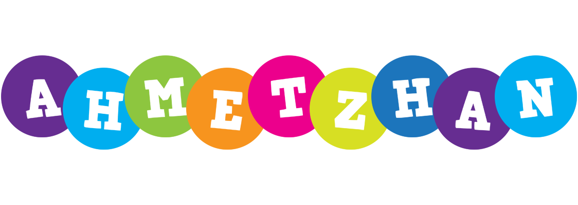 Ahmetzhan happy logo