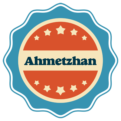 Ahmetzhan labels logo
