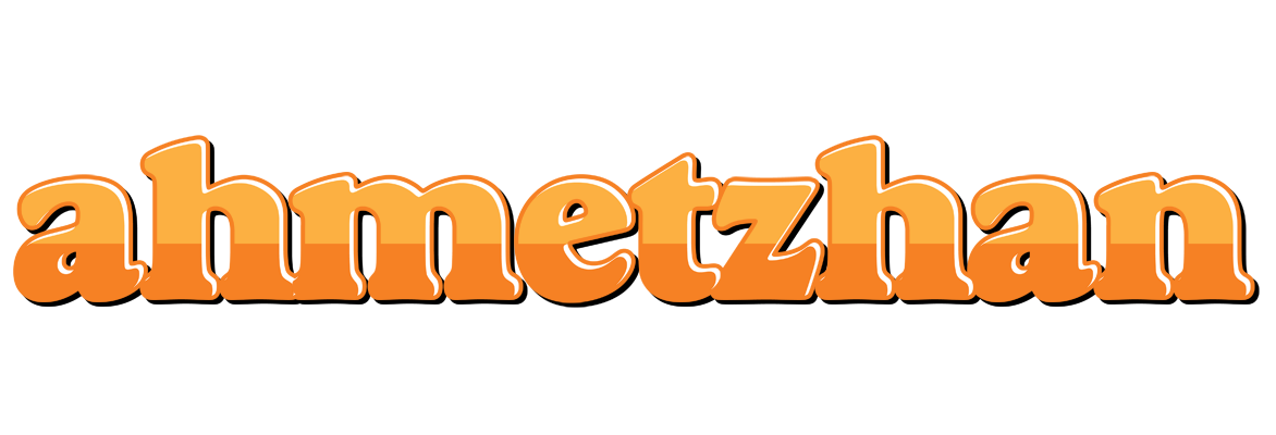Ahmetzhan orange logo