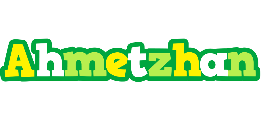Ahmetzhan soccer logo
