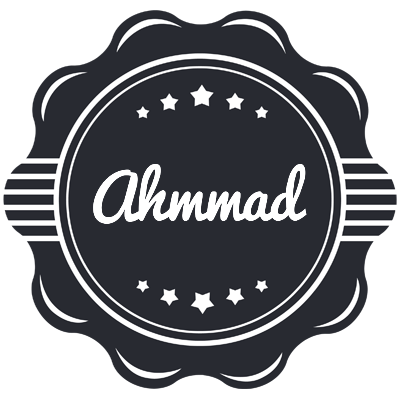 Ahmmad badge logo