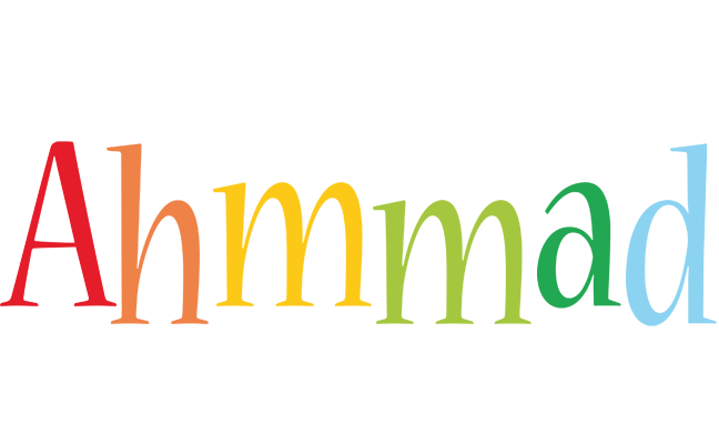 Ahmmad birthday logo