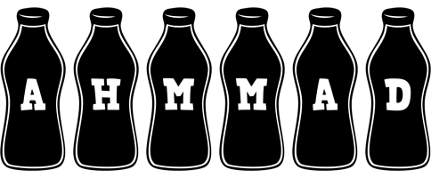 Ahmmad bottle logo
