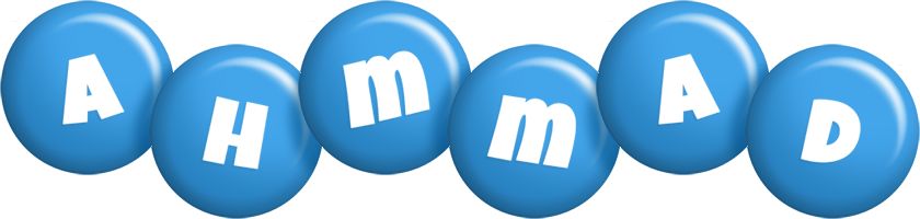 Ahmmad candy-blue logo