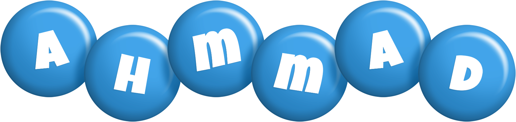 Ahmmad candy-blue logo