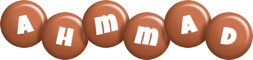 Ahmmad candy-brown logo