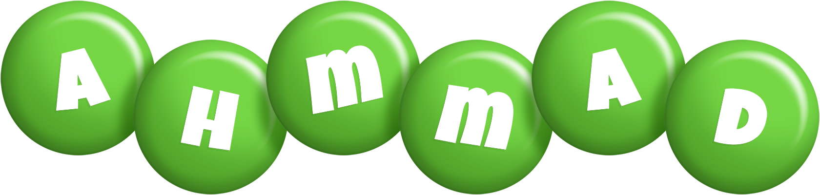 Ahmmad candy-green logo