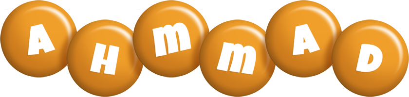 Ahmmad candy-orange logo