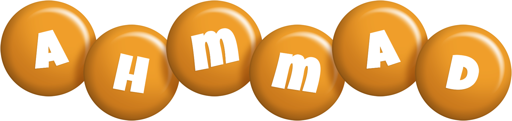 Ahmmad candy-orange logo