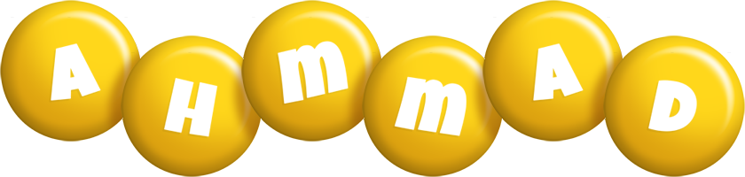 Ahmmad candy-yellow logo
