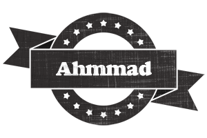 Ahmmad grunge logo