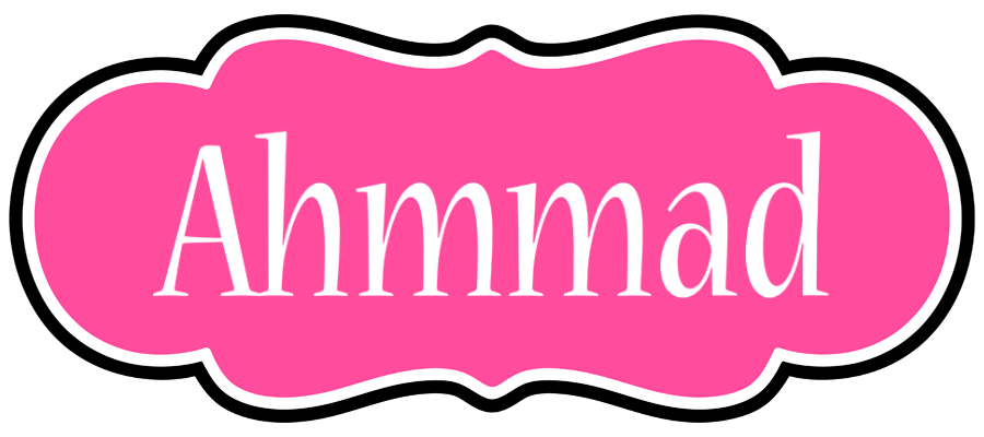 Ahmmad invitation logo