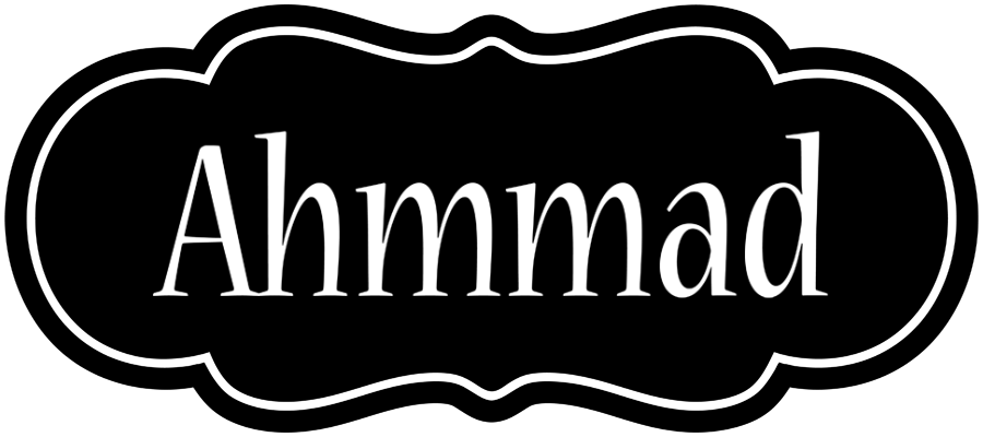 Ahmmad welcome logo