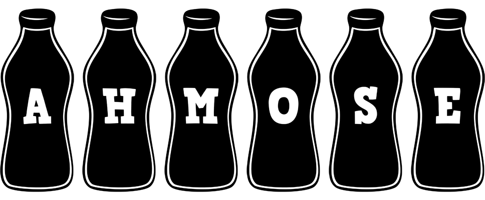 Ahmose bottle logo