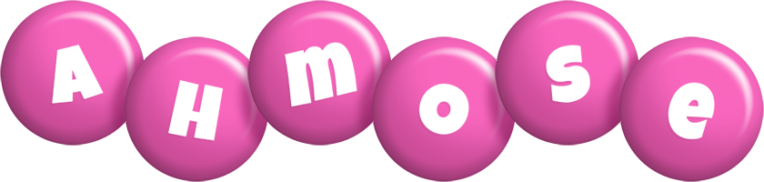 Ahmose candy-pink logo