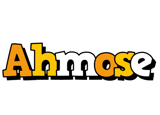 Ahmose cartoon logo