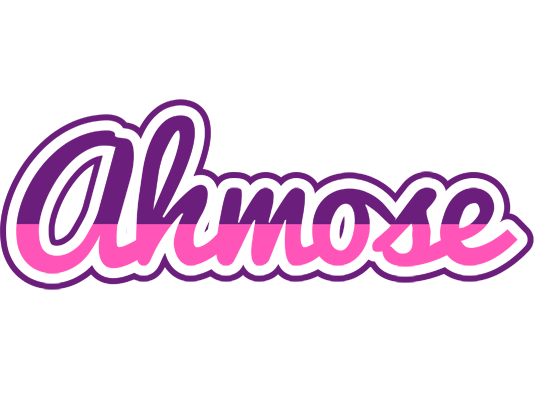 Ahmose cheerful logo