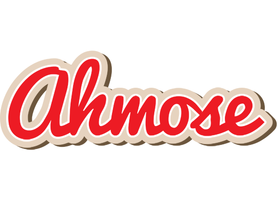 Ahmose chocolate logo