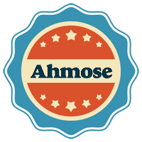 Ahmose labels logo