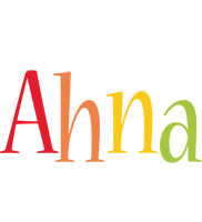 Ahna birthday logo