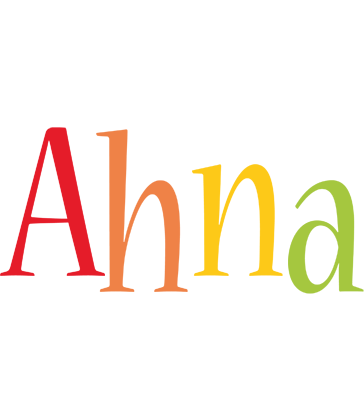 Ahna birthday logo
