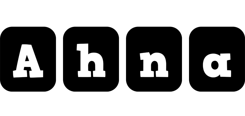 Ahna box logo
