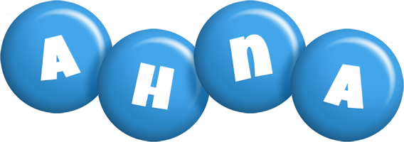 Ahna candy-blue logo