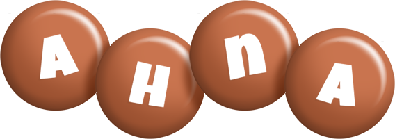 Ahna candy-brown logo