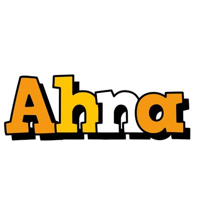 Ahna cartoon logo