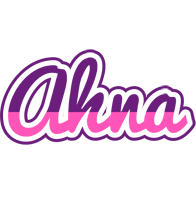 Ahna cheerful logo