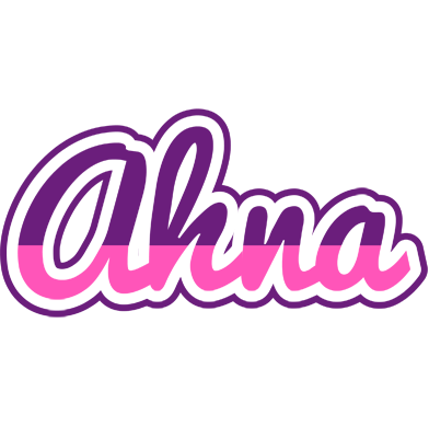 Ahna cheerful logo