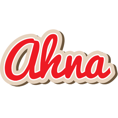 Ahna chocolate logo