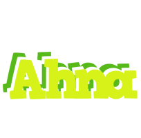 Ahna citrus logo