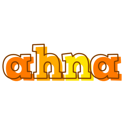 Ahna desert logo