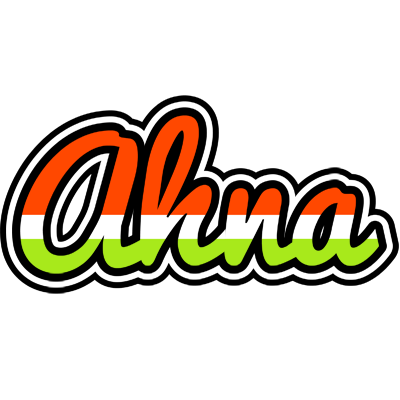Ahna exotic logo