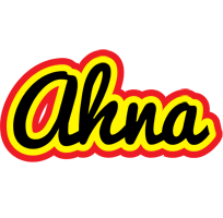 Ahna flaming logo