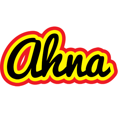 Ahna flaming logo