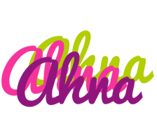 Ahna flowers logo