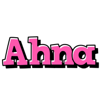 Ahna girlish logo