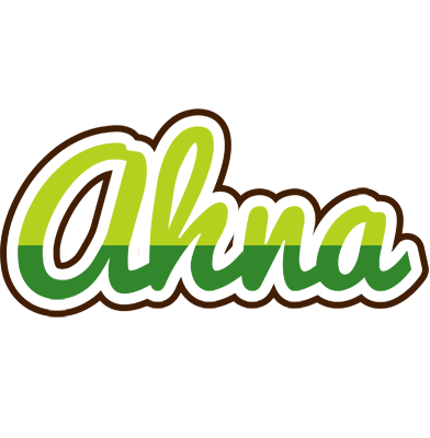 Ahna golfing logo