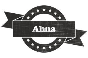 Ahna grunge logo