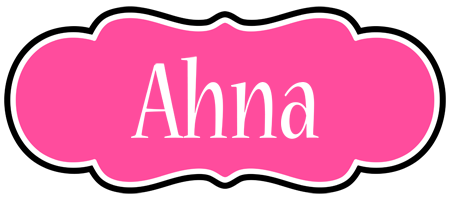 Ahna invitation logo