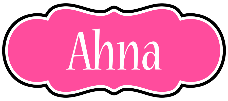 Ahna invitation logo