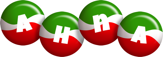 Ahna italy logo