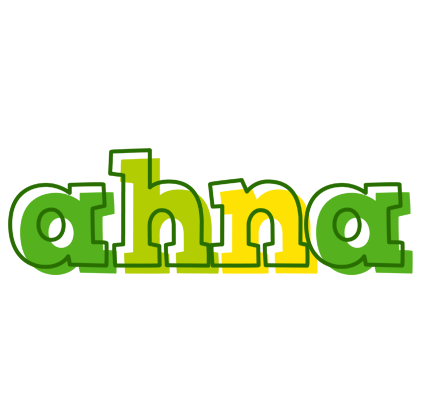 Ahna juice logo