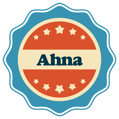 Ahna labels logo