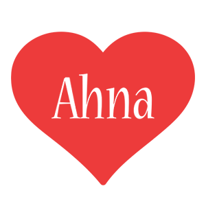 Ahna love logo