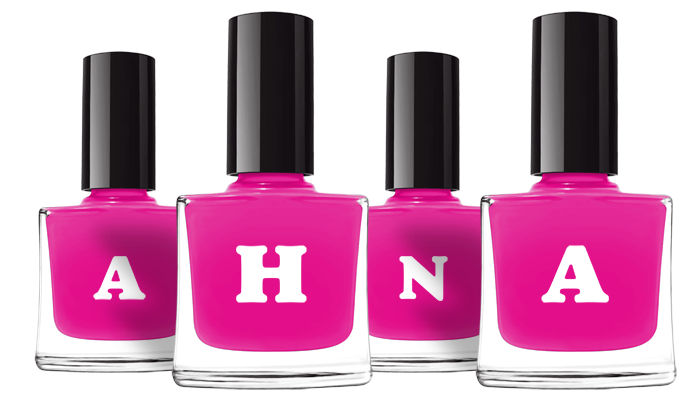 Ahna nails logo